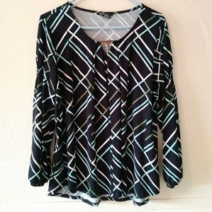 Abstract Print Top